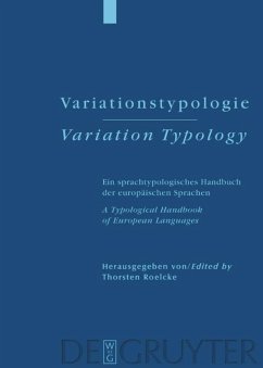 Variationstypologie / Variation Typology - Roelcke, Thorsten (Hrsg.)