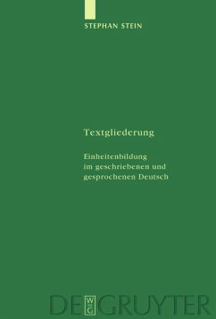 Textgliederung - Stein, Stephan