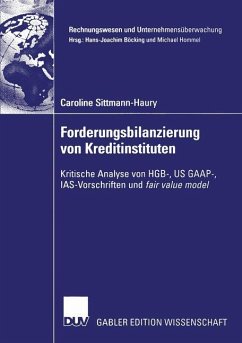 Forderungsbilanzierung von Kreditinstituten - Sittmann-Haury, Caroline