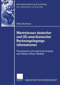 Wertrelevanz deutscher und US-amerikanischer Rechnungslegungsinformationen - Stromann, Hilke