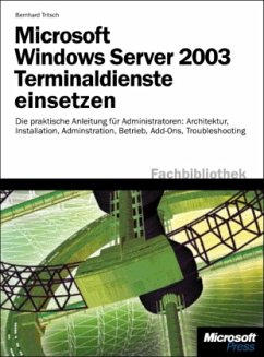 Microsoft Windows Server 2003 Terminaldienste, m. CD-ROM - Tritsch, Bernhard