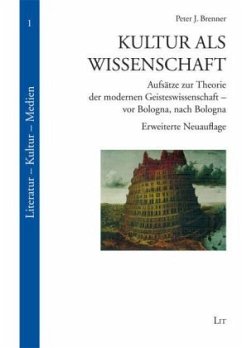 Kultur als Wissenschaft - Brenner, Peter J.