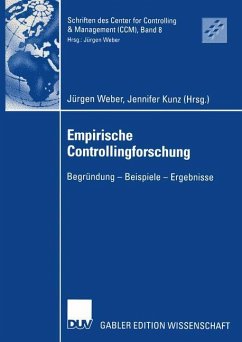 Empirische Controllingforschung - Weber, Jürgen / Kunz, Jennifer (Hgg.)