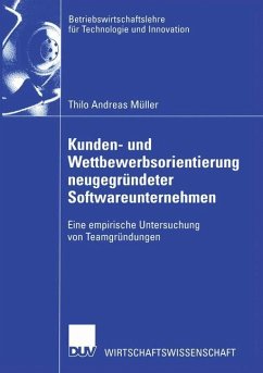 Kunden- und Wettbewerbsorientierung neugegründeter Softwareunternehmen - Müller, Thilo A.