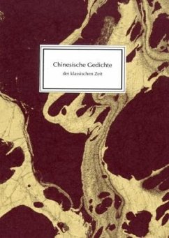 Cover Chinesische Gedichte der klassischen Zeit