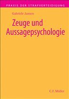 Cover Zeugen und Aussagepsychologie