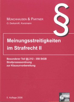 Cover Meinungsstreitigkeiten im Strafrecht