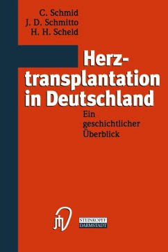 Herztransplantation in Deutschland - Schmid, Christof; Schmitto, Jan D.; Scheld, Hans H.