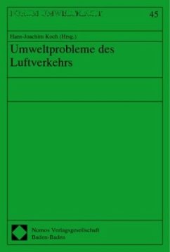 Cover Umweltprobleme des Luftverkehrs