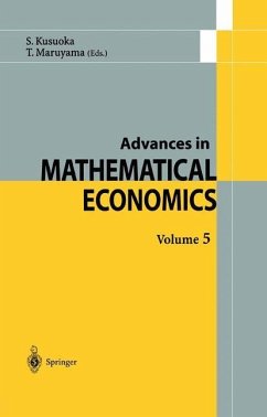 Advances in Mathematical Economics - Maruyama, Toru; Kusuoka, Shigeo