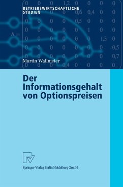 Der Informationsgehalt von Optionspreisen - Wallmeier, Martin