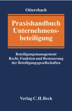Praxishandbuch Unternehmensbeteiligung - Ottersbach, Jörg H.
