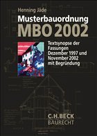 Musterbauordnung (MBO 2002) - Jäde, Henning
