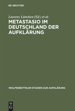 Metastasio im Deutschland der Aufklärung