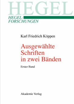 Ausgewählte Schriften in zwei Bänden - Köppen, Karl Fr.