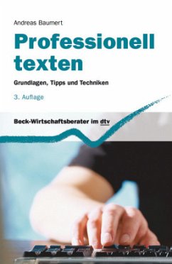 Professionell texten - Baumert, Andreas