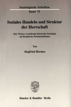 Cover Soziales Handeln und Struktur der Herrschaft.