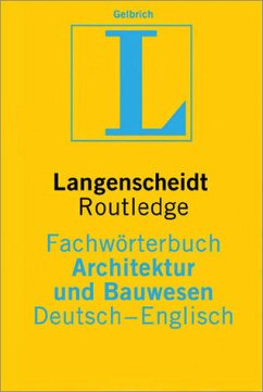 Cover Langenscheidt Fachwörterbuch Architektur und Bauwesen. Deutsch-Englisch