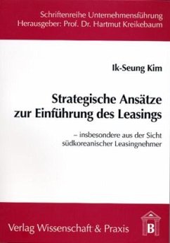 Cover Strategische Ansätze zur Einführung des Leasings.