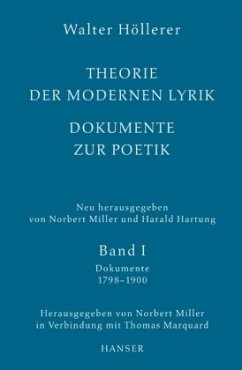 Theorie der modernen Lyrik, 2 Bde. - Höllerer, Walter