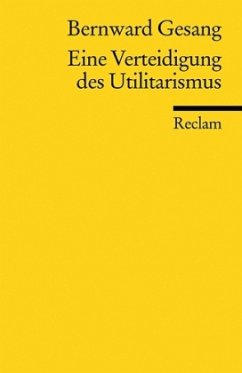 Cover Eine Verteidigung des Utilitarismus