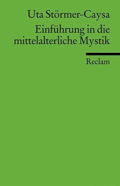 Einführung in die mittelalterliche Mystik - Störmer-Caysa, Uta