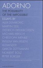 Adorno. Die Möglichkeit des Unmöglichen, 2 Bde.. Adorne. The possibility of the impossible, 2 Vol.