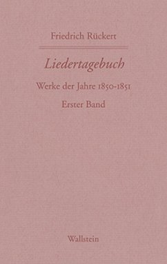 Liedertagebuch V/VI / Liedertagebuch Bd.5/6 - Rückert, Friedrich