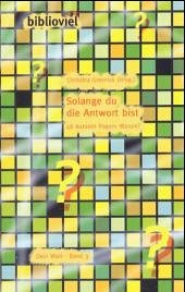 Cover Solange du die Antwort bist