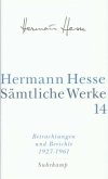 Betrachtungen und Berichte / Sämtliche Werke Bd.14, Tl.2