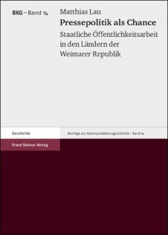 Cover Pressepolitik als Chance