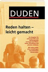 Cover Duden - Reden halten - leicht gemacht