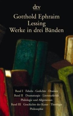 Werke, 3 Bde. - Lessing, Gotthold Ephraim