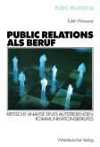 Public Relations als Beruf