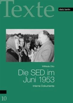 Die SED im Juni 1953 - Otto, Wilfriede