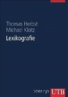 Lexikografie - Herbst, Thomas; Klotz, Michael
