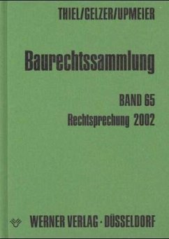 Rechtsprechung 2002 / Baurechtssammlung Bd.65