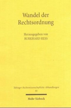 Wandel der Rechtsordnung - Heß, Burkhard (Hrsg.)