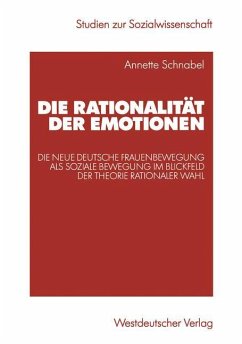 Die Rationalität der Emotionen - Schnabel, Annette