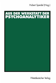 Cover Aus der Werkstatt der Psychoanalytiker