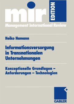 Informationsversorgung in Transnationalen Unternehmungen - Hamann, Heiko