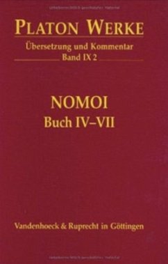 IX 2 Nomoi (Gesetze) Buch IV-VII / Werke 9/2 - Platon;Platon