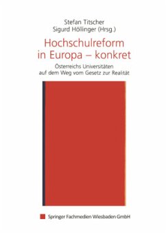Hochschulreform in Europa ¿ konkret - Titscher, Stefan / Höllinger, Sigurd (Hgg.)