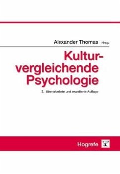 Kulturvergleichende Psychologie - Thomas, Alexander (Hrsg.)