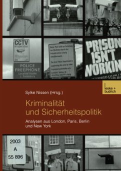 Kriminalität und Sicherheitspolitik - Nissen, Sylke (Hrsg.)