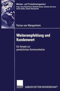 Weiterempfehlung und Kundenwert - Wangenheim, Florian von