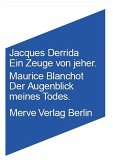 Derrida, Jacques;Blanchot, Maurice