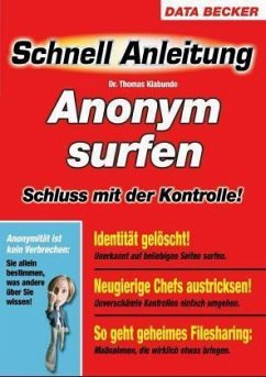 Anonym surfen - Klabunde, Thomas