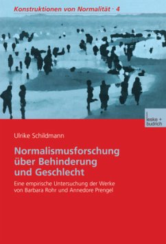 Normalismusforschung über Behinderung und Geschlecht - Schildmann, Ulrike