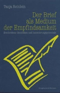 Cover Der Brief als Medium der Empfindsamkeit